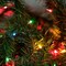 24 ft Christmas Garland with 50 Count Multicolor Lights, Lighted Artificial Garland with UL Listed Plug-in String Lights (Multicolor)